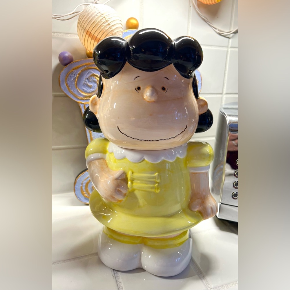 Lucy Van Pelt from Peanuts Series Ceramic Cookie Jar